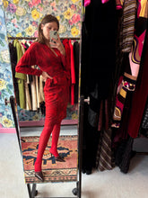 Load image into Gallery viewer, Scarlet Silk Nina Ricci Dress