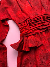 Load image into Gallery viewer, Scarlet Silk Nina Ricci Dress