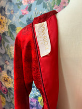 Load image into Gallery viewer, Scarlet Silk Nina Ricci Dress