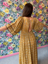Load image into Gallery viewer, Thea Porter Gold Embroidered Gown