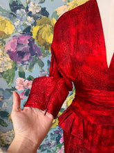 Load image into Gallery viewer, Scarlet Silk Nina Ricci Dress