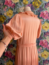 Load image into Gallery viewer, Blush Silk Satin Tea Dress