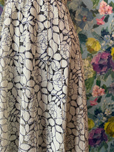 Load image into Gallery viewer, White & Navy Lace Tea Dress