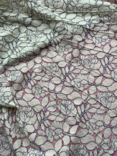 Load image into Gallery viewer, White & Navy Lace Tea Dress