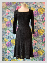 Load image into Gallery viewer, Ribbon Lace Black & White Dress