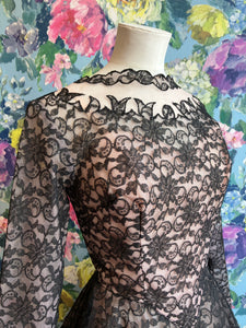 Black & Pink Lace Cocktail Dress from DRESS, in Bridport