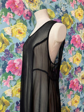 Load image into Gallery viewer, Dries Van Noten Black Chiffon Dress