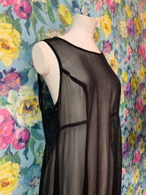 Load image into Gallery viewer, Dries Van Noten Black Chiffon Dress