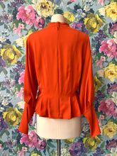 Load image into Gallery viewer, Céline Rust Orange Blouse