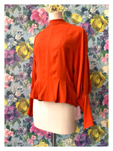 Load image into Gallery viewer, Céline Rust Orange Blouse