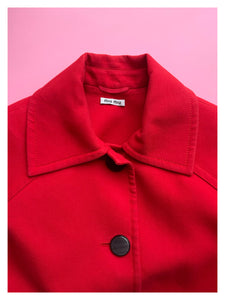 Miu Miu Red Coat