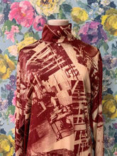 Load image into Gallery viewer, Céline Silk Industrial Print Dress