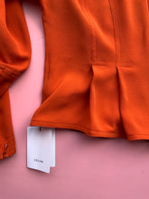 Load image into Gallery viewer, Céline Rust Orange Blouse