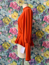 Load image into Gallery viewer, Céline Rust Orange Blouse