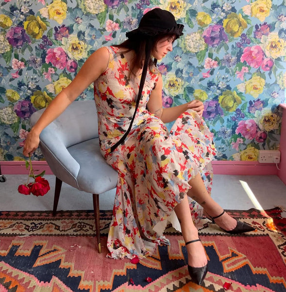 Floaty Chiffon Meets Bold Shifts
