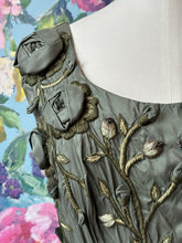 Load image into Gallery viewer, Couture Silk Rose Garden Gown