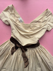 Oat Mocha Horrockses Frock