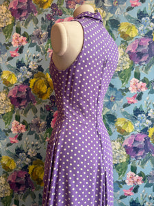 Biba Purple Polkadot Dress