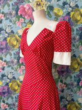 Load image into Gallery viewer, Biba Red Polkadot Dress