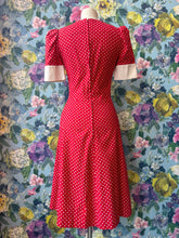 Load image into Gallery viewer, Biba Red Polkadot Dress