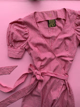 Load image into Gallery viewer, Biba Gingham Wrap Dress