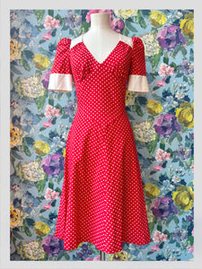 Biba Red Polkadot Dress
