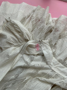 Mexicana White Lace Dress