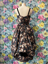 Load image into Gallery viewer, Frank Usher Noir Floral Cocktail Dress