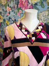 Load image into Gallery viewer, Pucci Kaleidoscope Velvet Dress