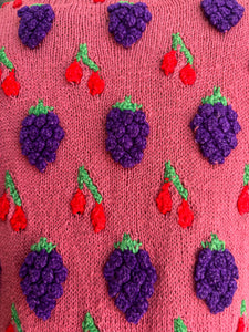 Patricia Roberts Fruit Knit Cardigan