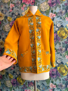 Canary Wool Embroidered Jacket