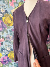 Load image into Gallery viewer, Armani Lavender Suede Jacket