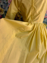 Load image into Gallery viewer, Lemon Yellow Cotton Sun Dress