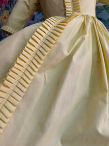 Lemon Yellow Cotton Sun Dress
