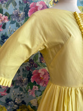Load image into Gallery viewer, Lemon Yellow Cotton Sun Dress