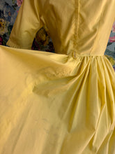 Load image into Gallery viewer, Lemon Yellow Cotton Sun Dress