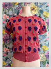 Load image into Gallery viewer, Patricia Roberts Fruit Knit Cardigan