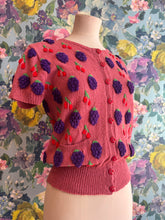 Load image into Gallery viewer, Patricia Roberts Fruit Knit Cardigan