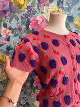Load image into Gallery viewer, Patricia Roberts Fruit Knit Cardigan