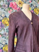 Load image into Gallery viewer, Armani Lavender Suede Jacket