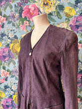 Load image into Gallery viewer, Armani Lavender Suede Jacket