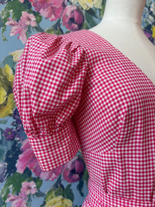 Biba Gingham Wrap Dress