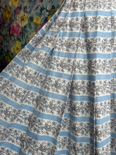 Load image into Gallery viewer, Blue &amp; White Striped Cotton Frock