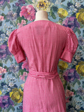 Load image into Gallery viewer, Biba Gingham Wrap Dress