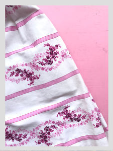 Cotton Pink & White Stripe w/ Bows from Dress