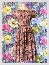 Load image into Gallery viewer, Horrockses Cotton Black and Bisque Dress from Dress, in Bridport