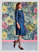 Load image into Gallery viewer, Deep Blues Silk Dress &amp; Jacket from Dress, in Bridport