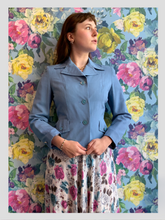 Load image into Gallery viewer, Cornflower Blue Waisted Jacket from Dress, in Bridport