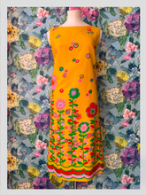 Load image into Gallery viewer, Flower Power Yellow Cotton Shift from DRESS, in Bridport