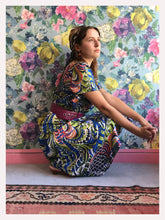 Load image into Gallery viewer, Silk Mantero Midi Dress from Dress, in Bridport